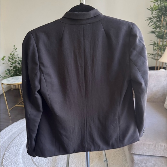 J. Crew Black Blazer Classic Wool Jacket Size 0 - Picture 5 of 12